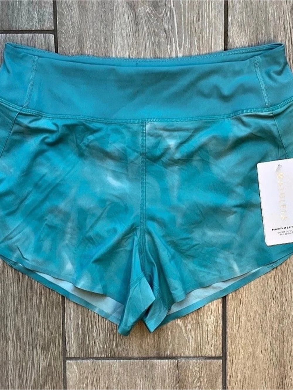 Athleta Run With It 3.5" Short Women'Small Blue Small NWT